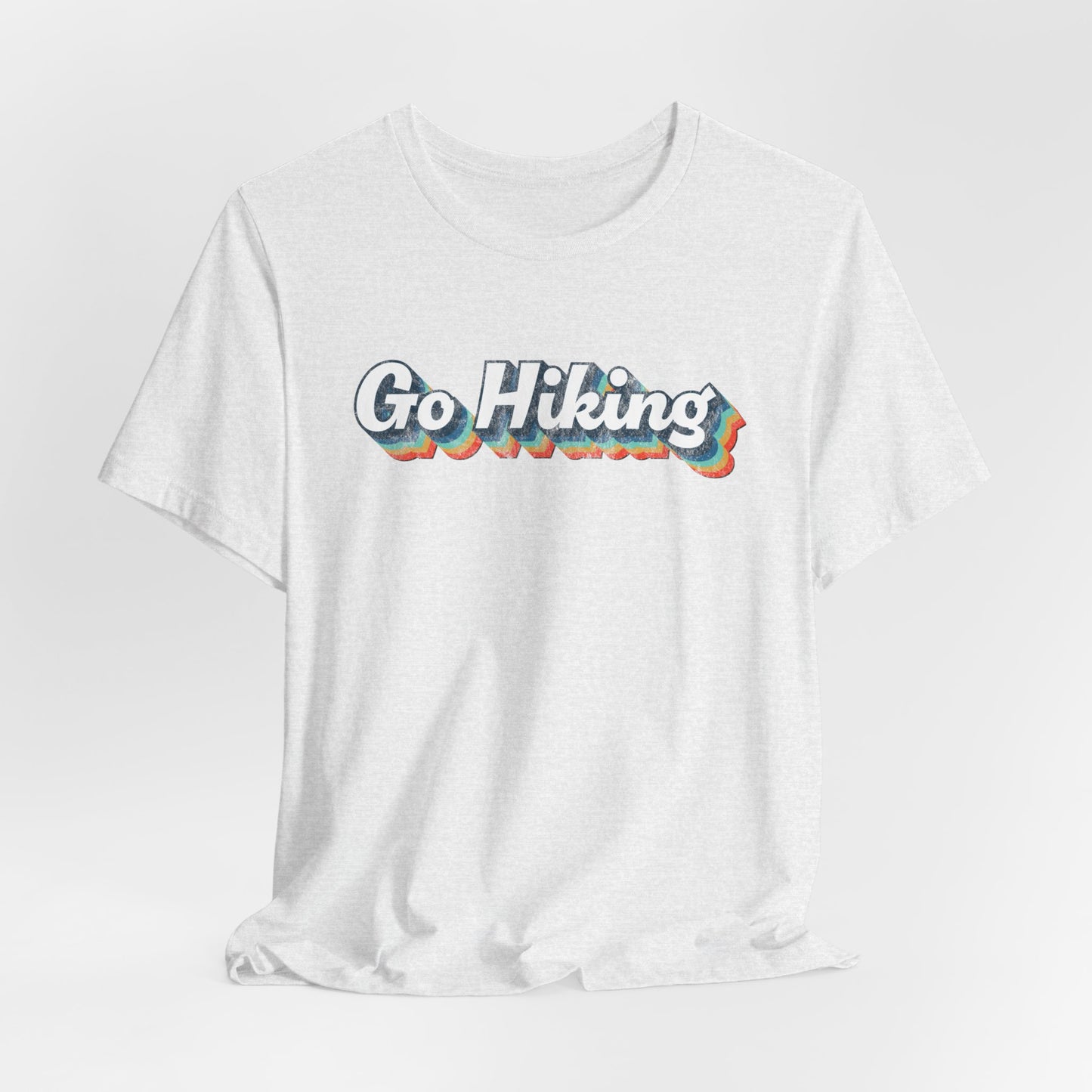 Go Hiking Vintage Short Sleeve T Shirt