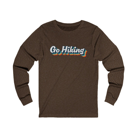 Go Hiking Vintage Long Sleeve T Shirt