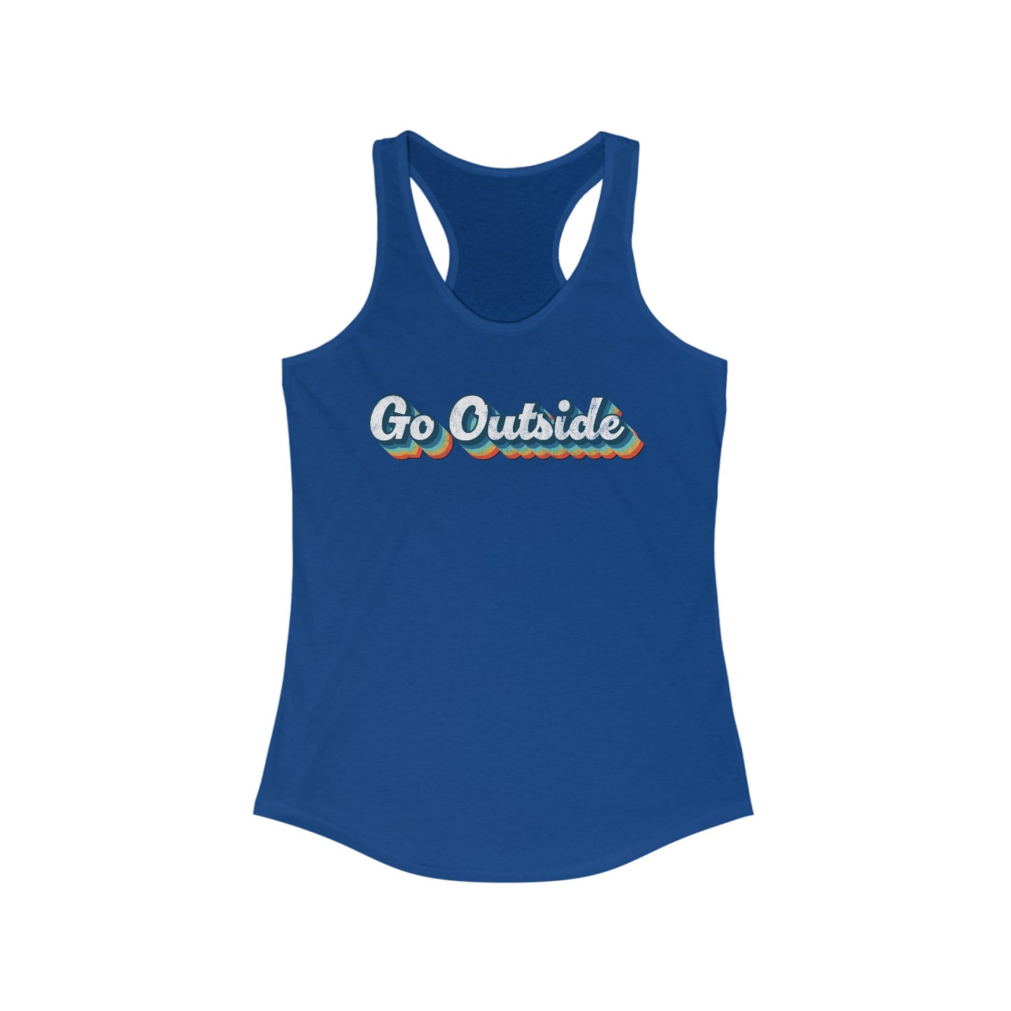 Go Outside Women's Racerback Tank