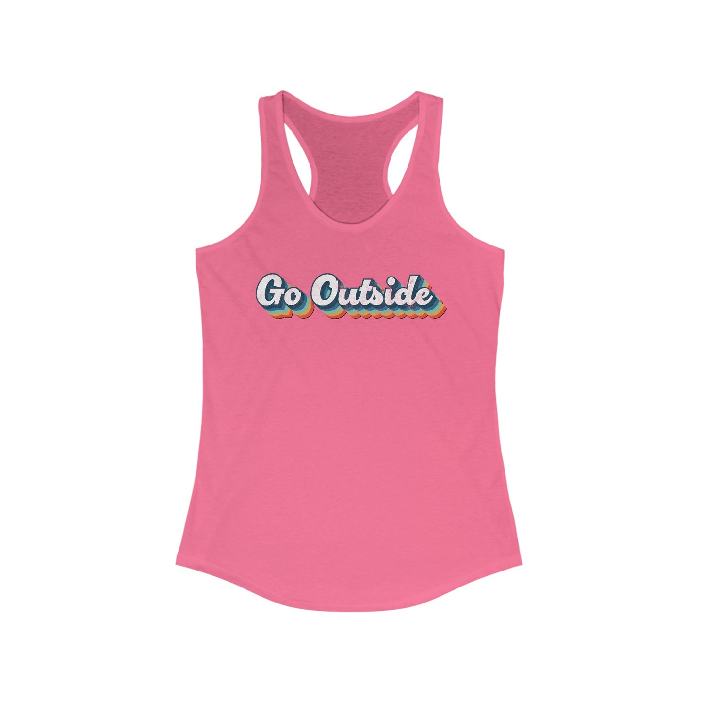 Go Outside Women's Racerback Tank