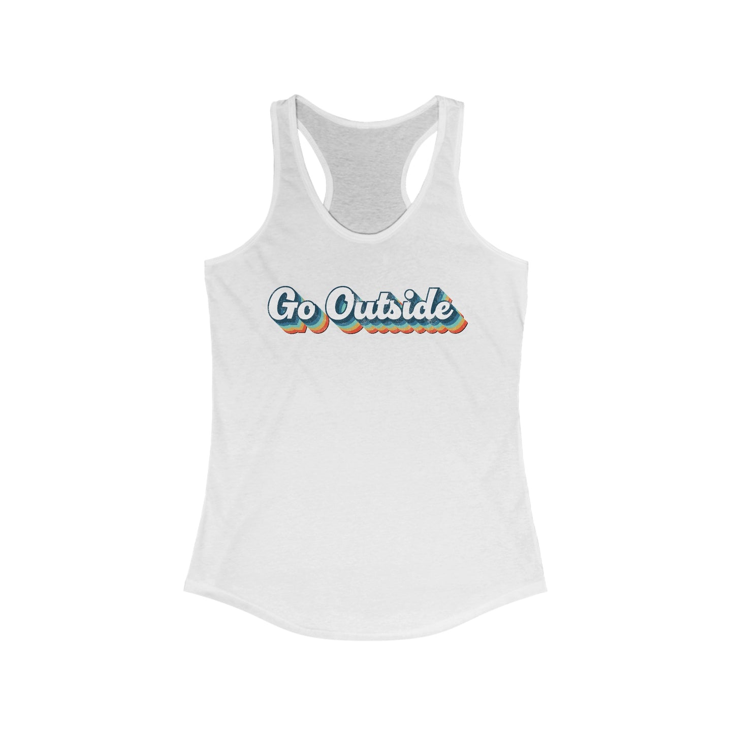 Go Outside Women's Racerback Tank