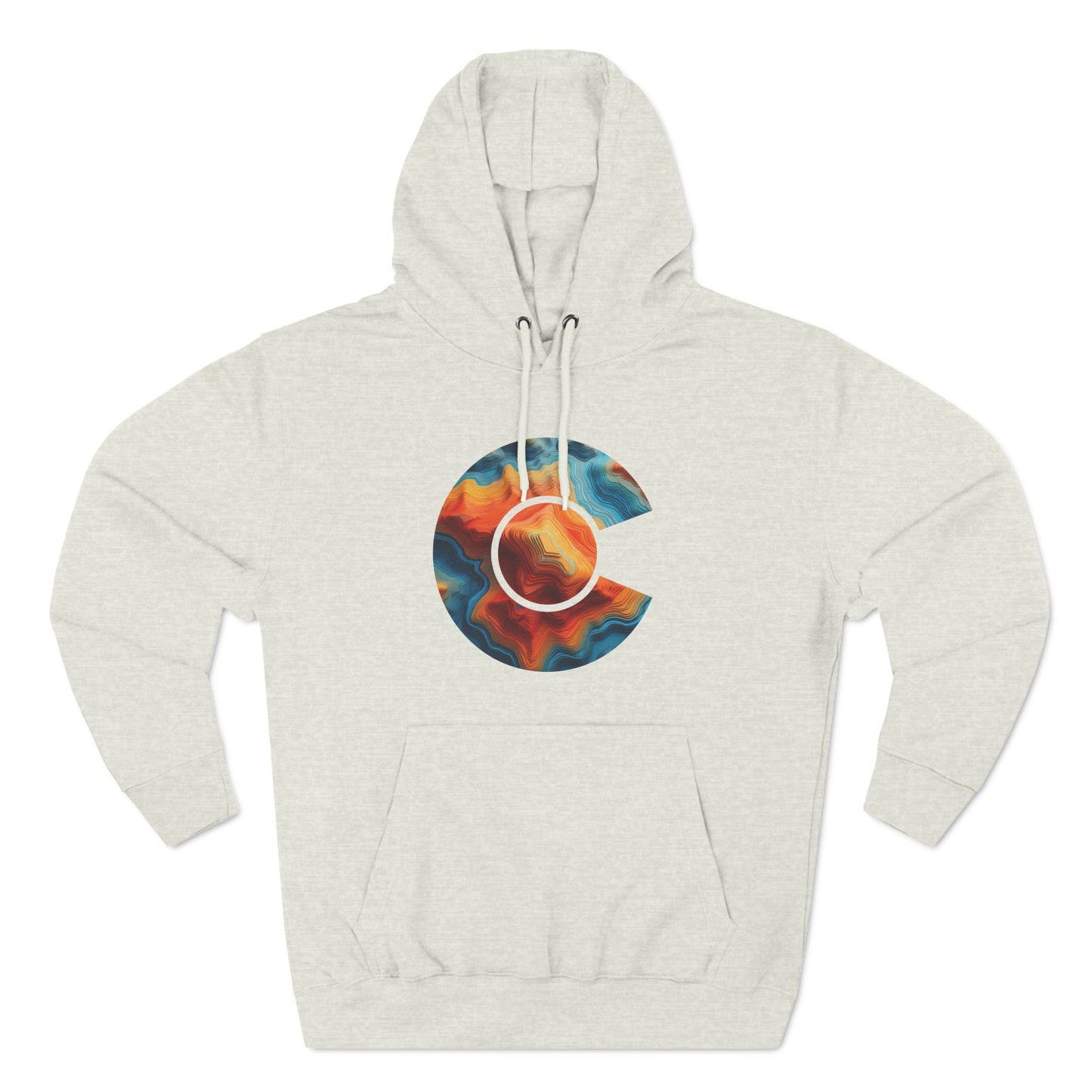 Colorado Topo Map Hoodie