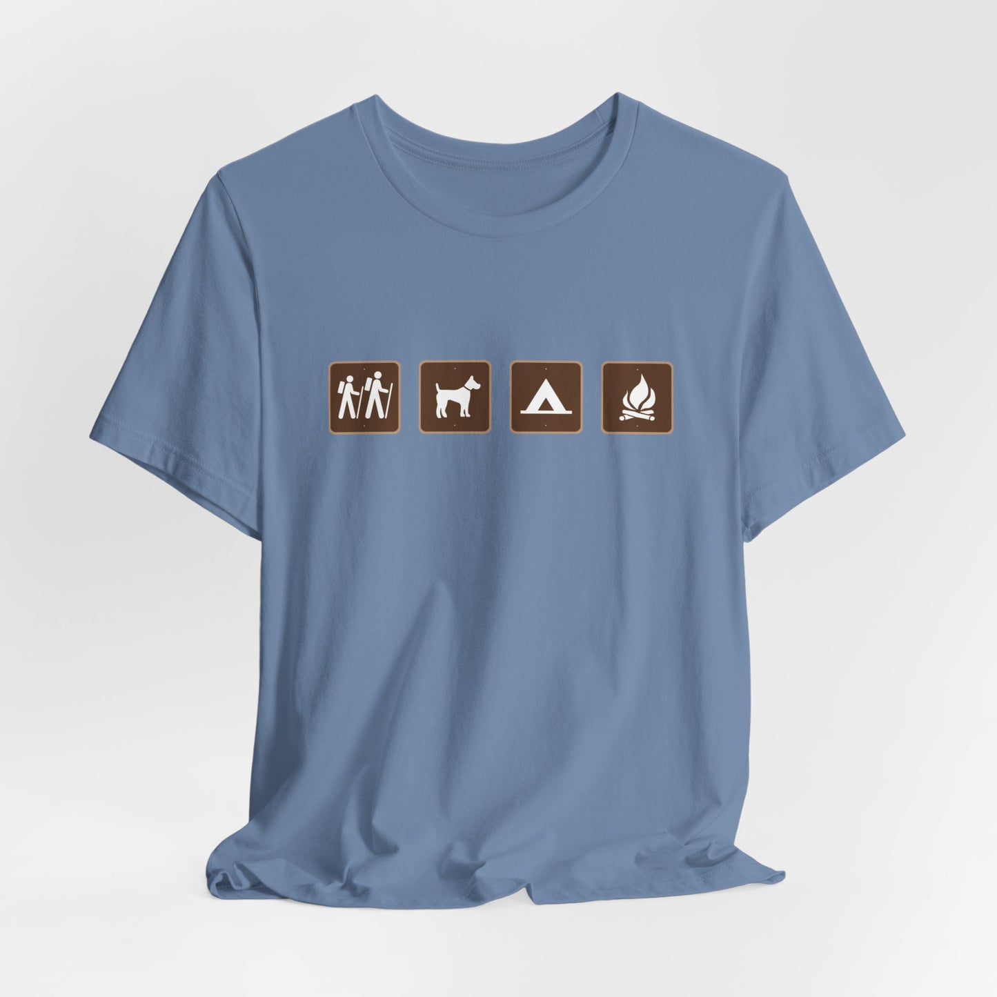 Camp Signs Hiking T Shirt