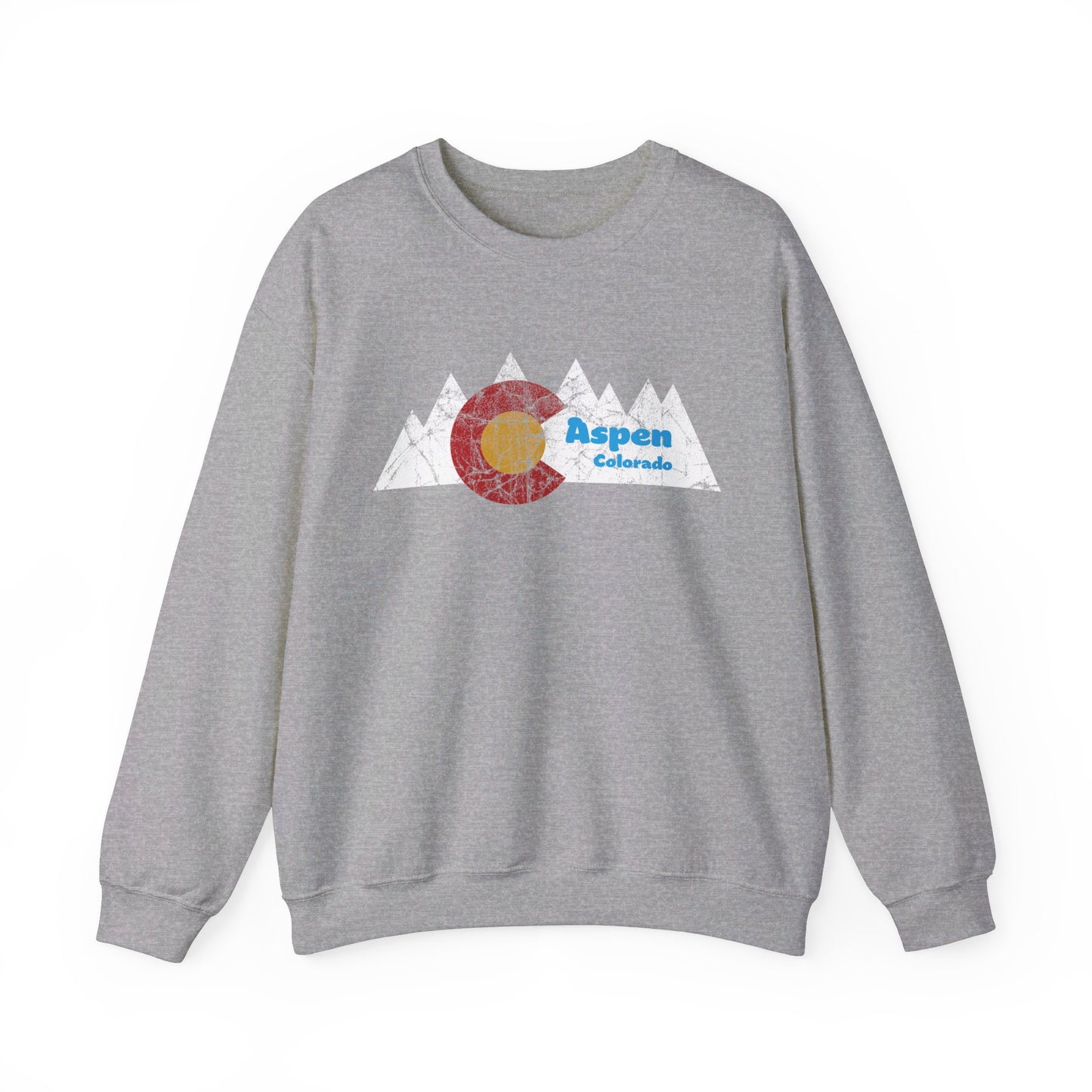 Aspen Colorado Peaks Crewneck Sweatshirt