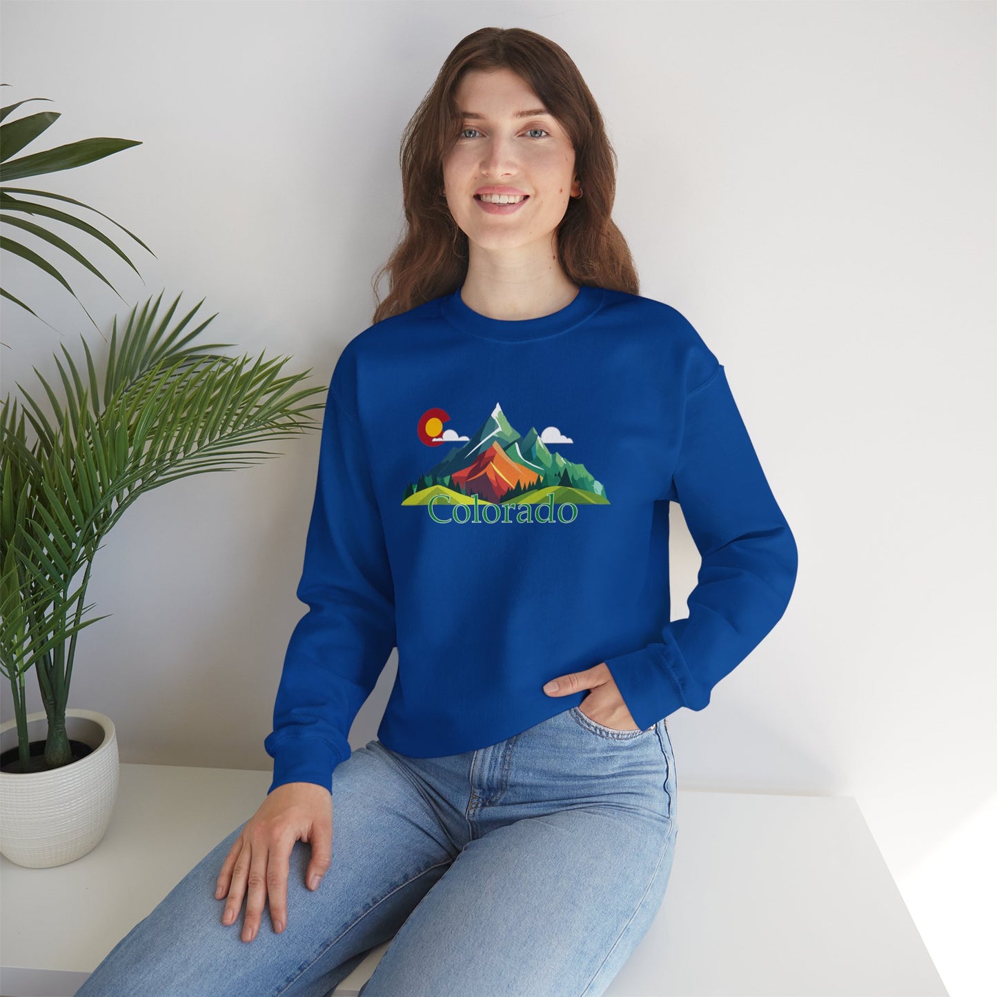 Colorado Summer Mountains Sweatshirt