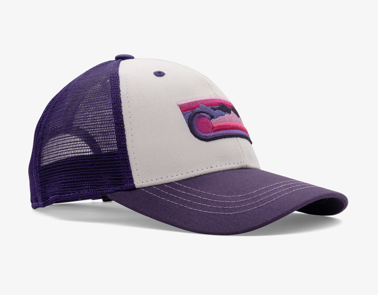 Colorado Scape Low Pro Trucker Hat Purple