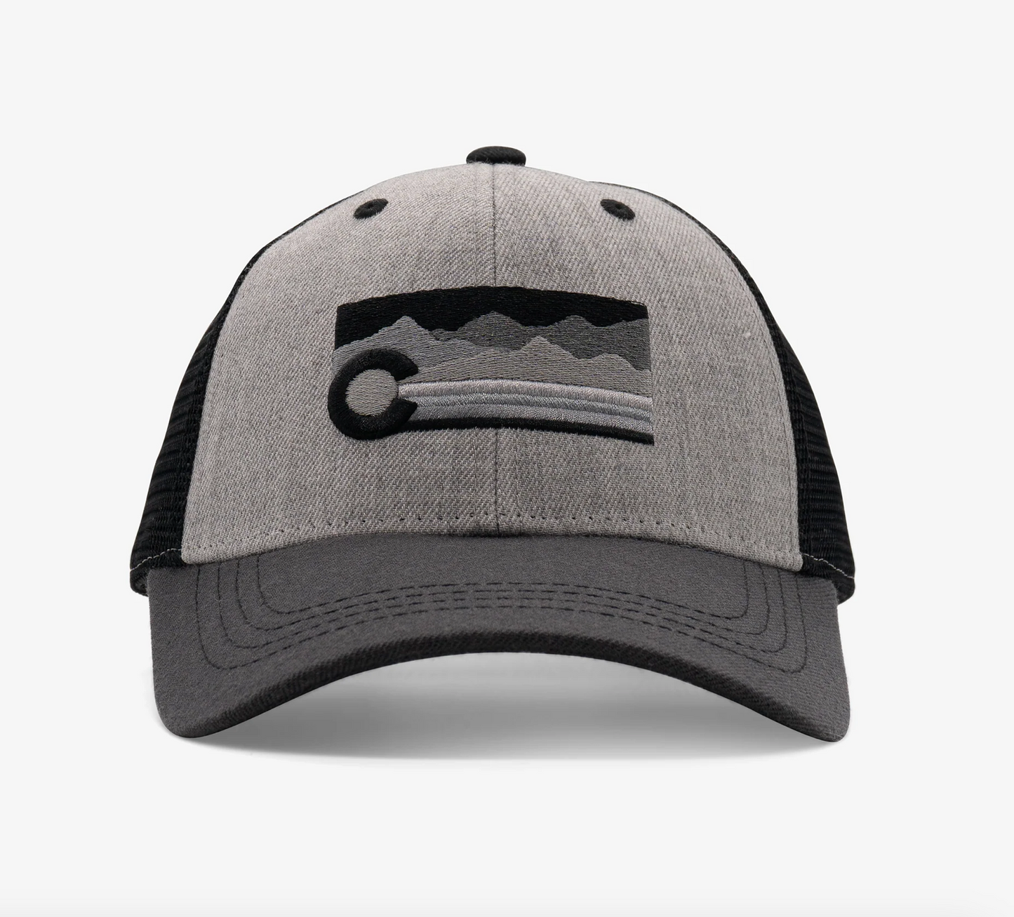 Colorado Scape Low Pro Trucker Hat Grey/Black