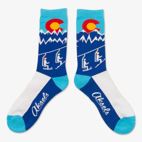 Colorado Ski Lift Socks
